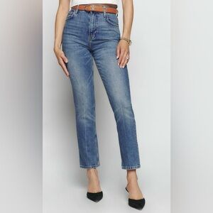 Reformation Liza Ultra High Rise Straight jeans